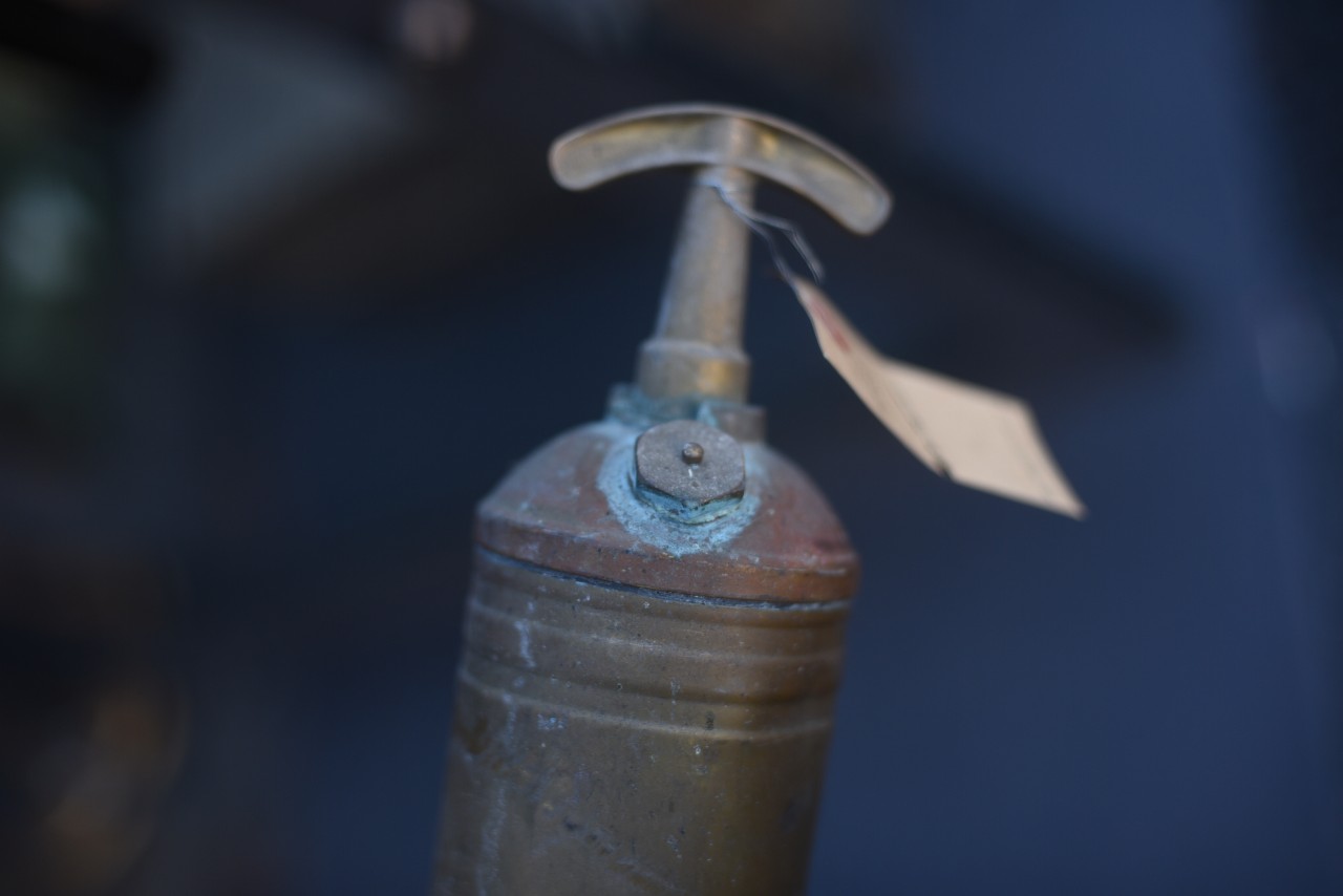 101104 UK　消火器　FIRE EXTINGUISHER 真鍮　ブラス　英国 