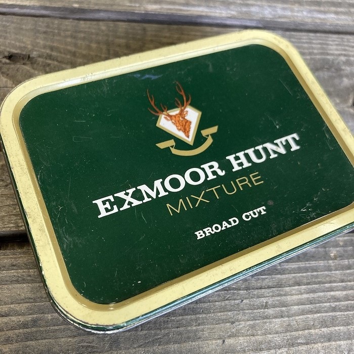 106508 ヴィンテージ　「EXMOOR HUNT」　ブリキ缶　ボックス　英国製