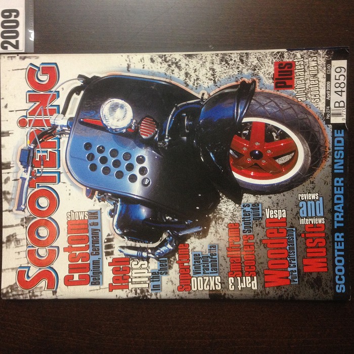 B4853　2009 「SCOOTERING」 ベスパ ランブレッタ  英国 旧車雑誌