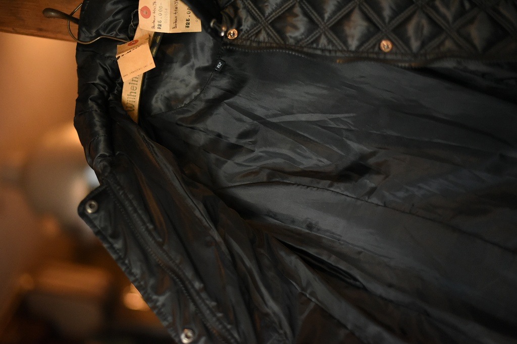 2654 ヴィンテージ 　「Barbour」　バブアー　キルティング ジャケット レディース　英国製　MADE IN ENGLAND
