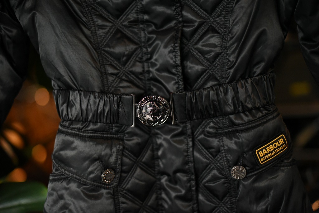 2654 ヴィンテージ 　「Barbour」　バブアー　キルティング ジャケット レディース　英国製　MADE IN ENGLAND