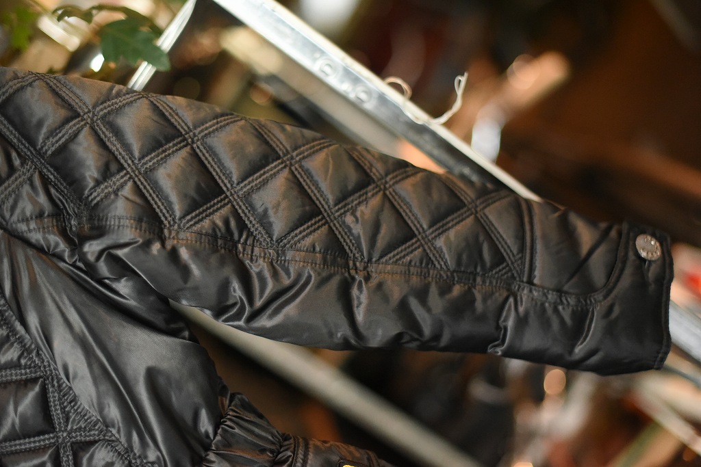 2654 ヴィンテージ 　「Barbour」　バブアー　キルティング ジャケット レディース　英国製　MADE IN ENGLAND