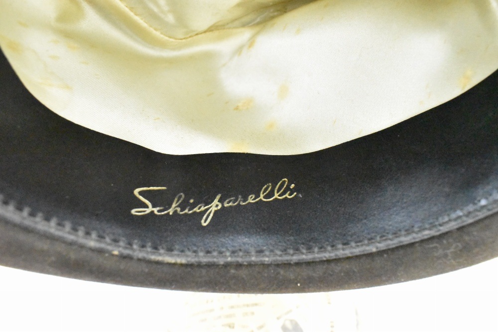 109491 ヴィンテージ 「Schiaparell」エルザ・スキャパレッツ  ハット 