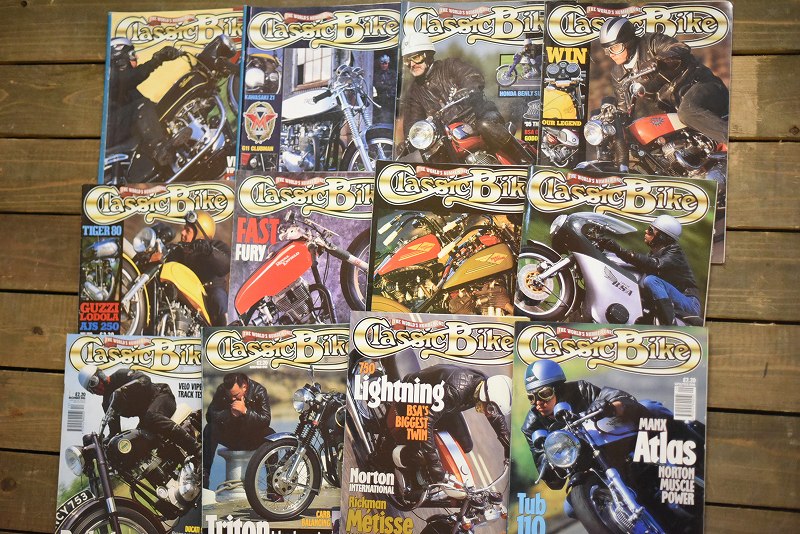 B0870 「Classic Bike」 クラシックバイク　12冊セット　ヴィンテージ　モーターサイクル誌　古本　雑誌