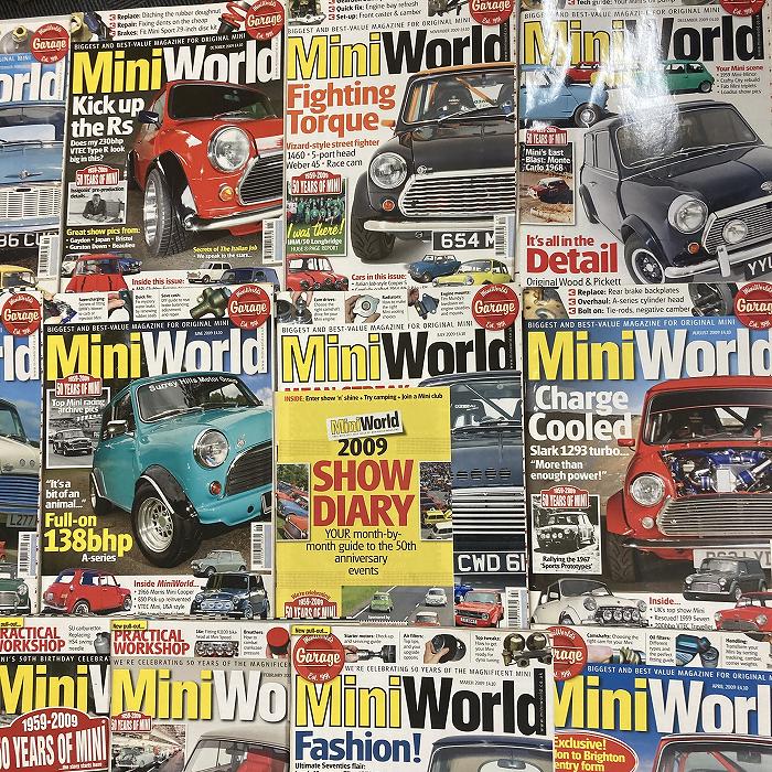 B2970　2009　13冊セット　「MINI WORLD」　ミニワールド　英国旧車雑誌