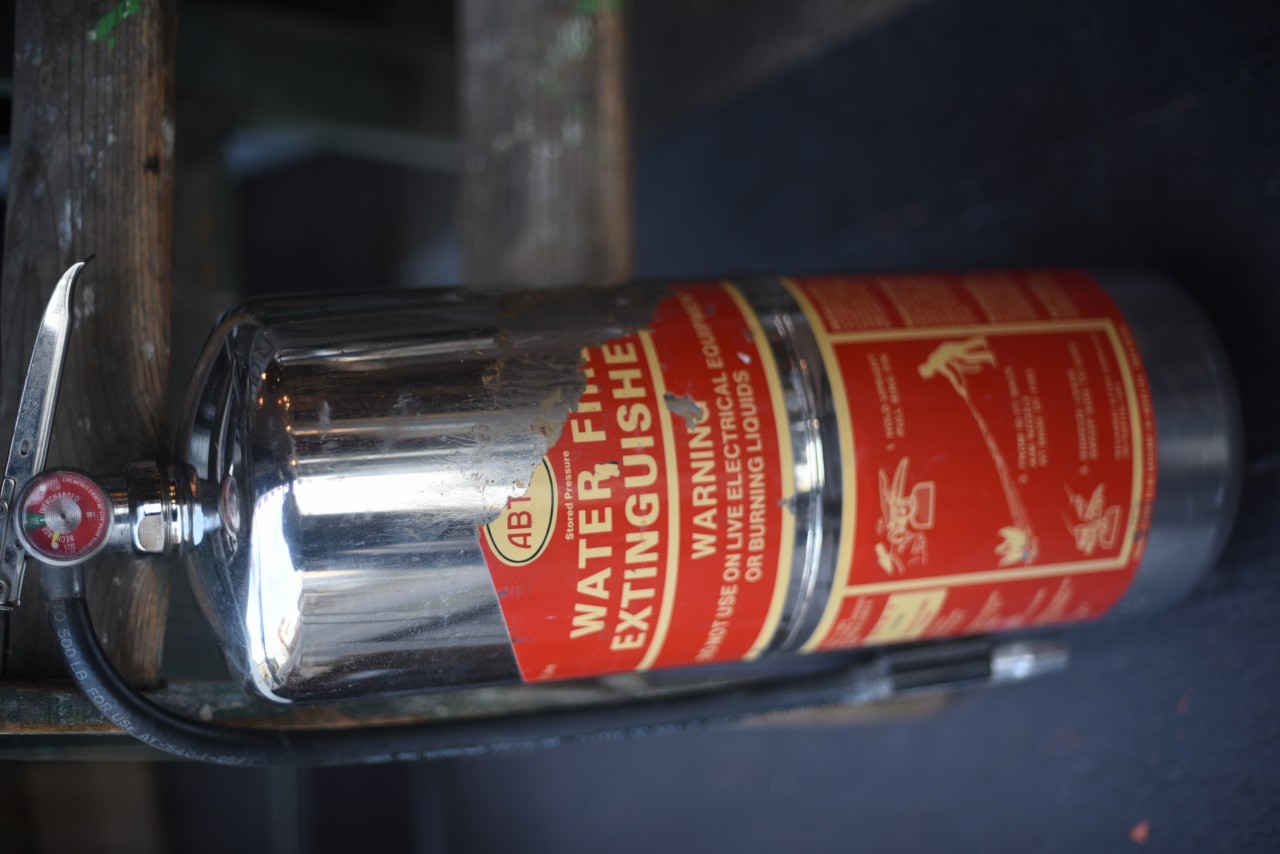 101657 UK ヴィンテージ　ABTEX製 Fire extinguisher　消火器　英国製　