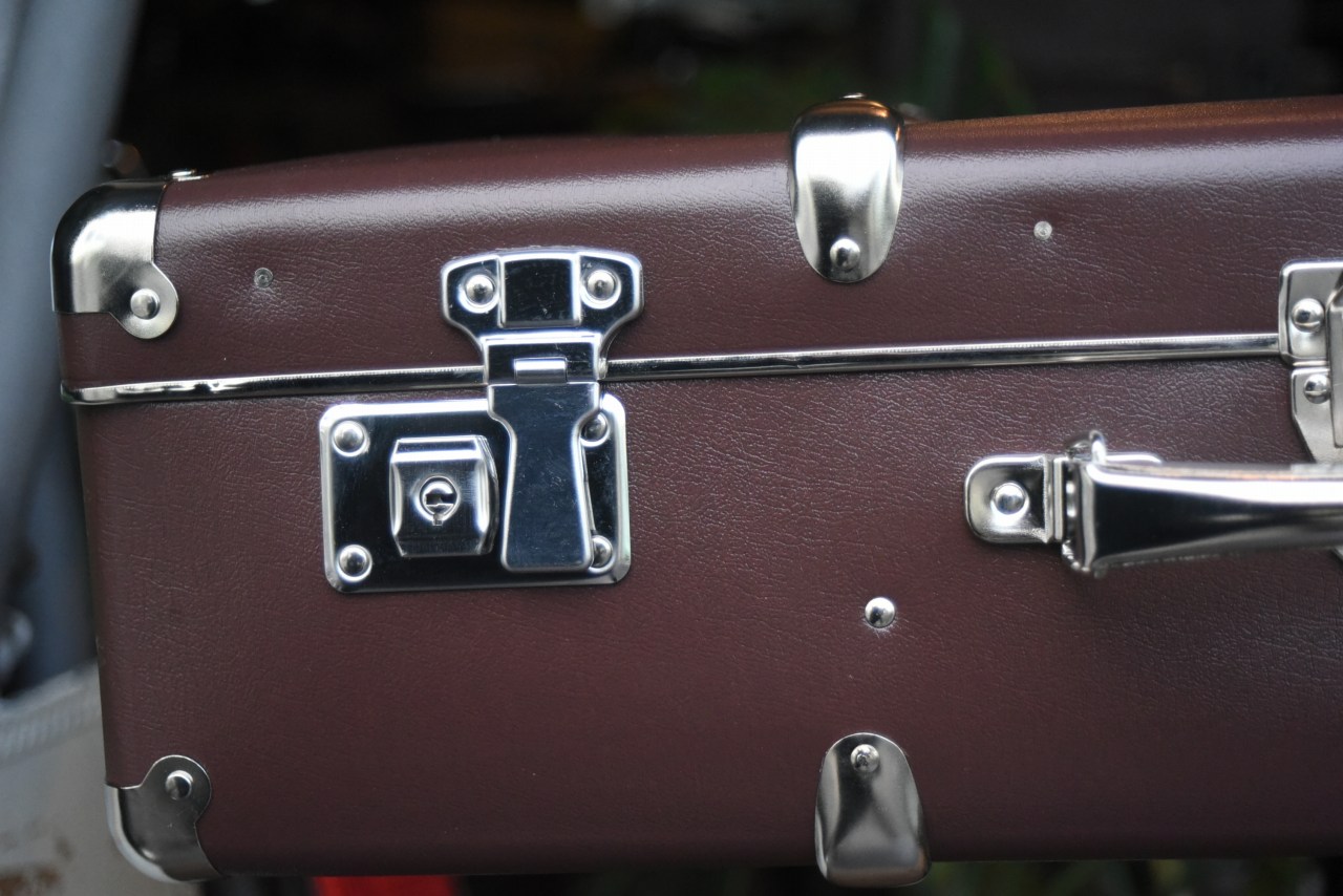 5657 55cm　L ダークブラウン 「KAZETO社」　トランクケース 90年以上の歴史を誇るチェコの伝統的トランクメーカー　