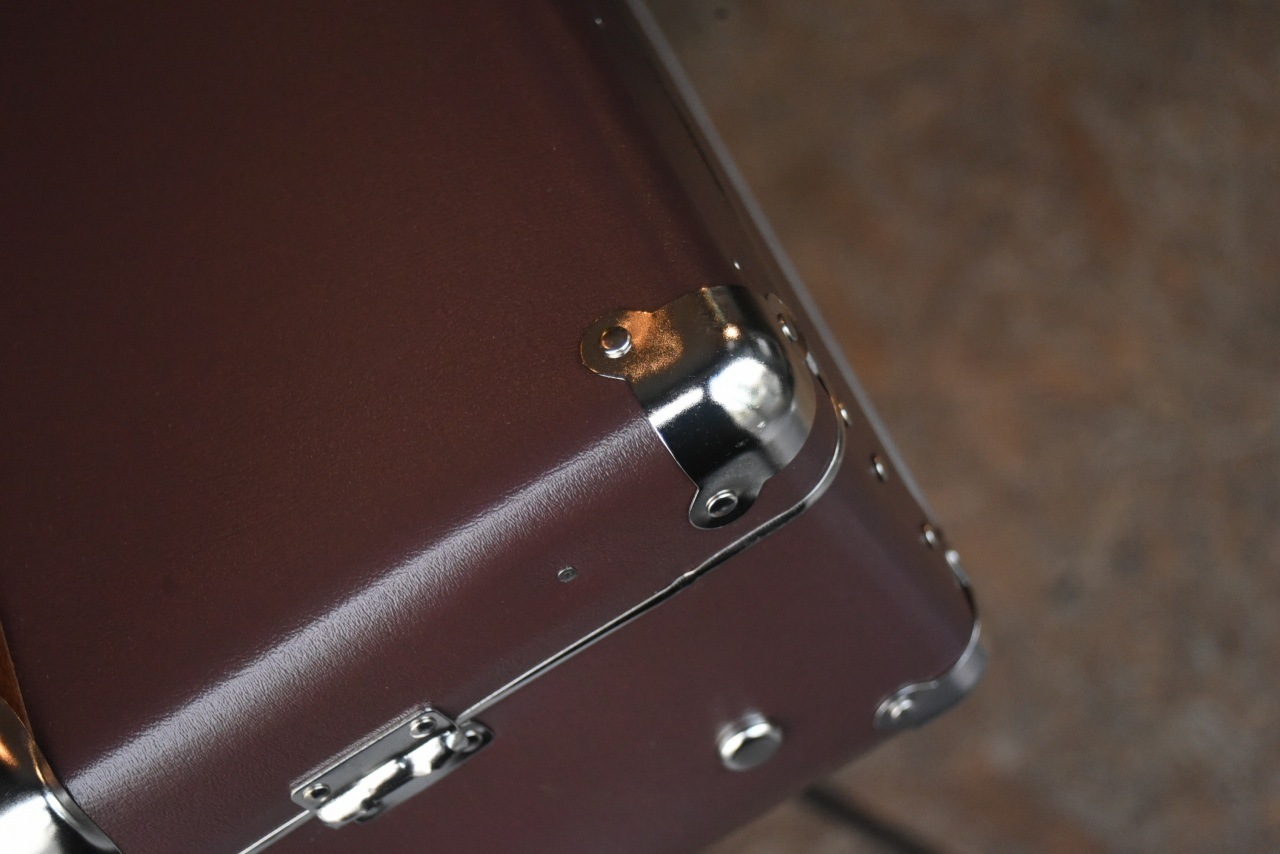 5657 55cm　L ダークブラウン 「KAZETO社」　トランクケース 90年以上の歴史を誇るチェコの伝統的トランクメーカー　