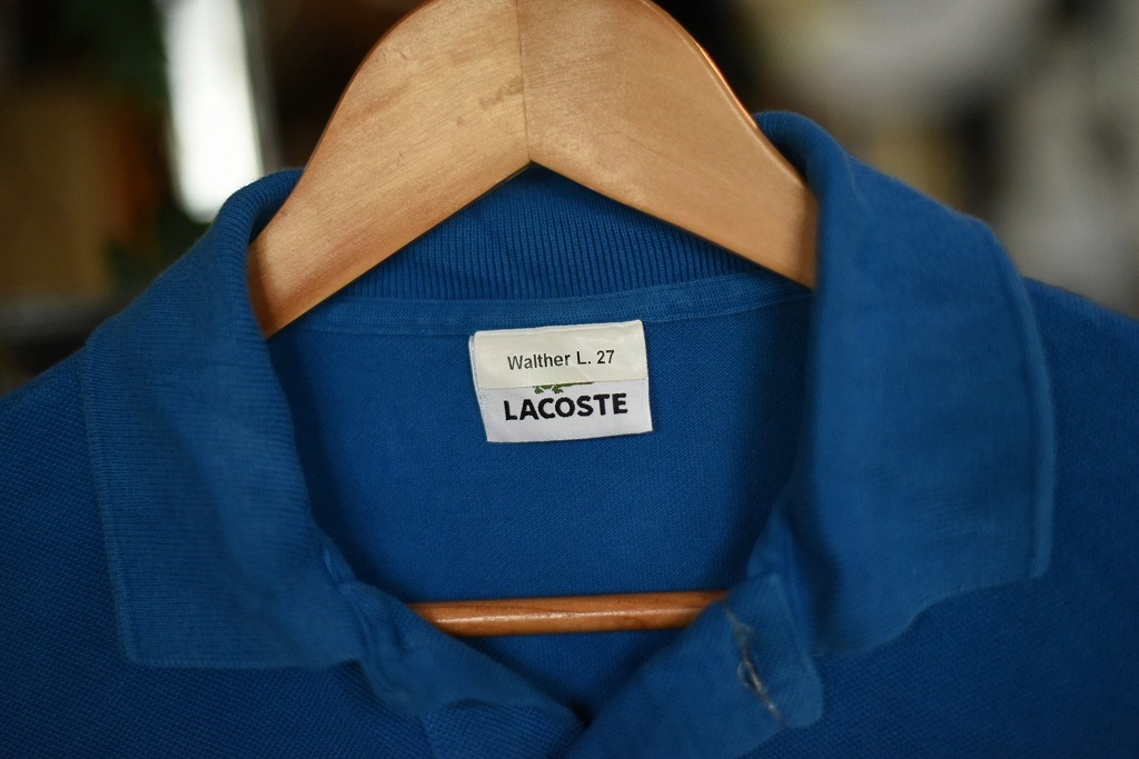 ヴィンテージ　フランスラコステ　ポロシャツ LACOSTE】ラコステ 80年代前期 フレラコ ポロシャツ ボーダー