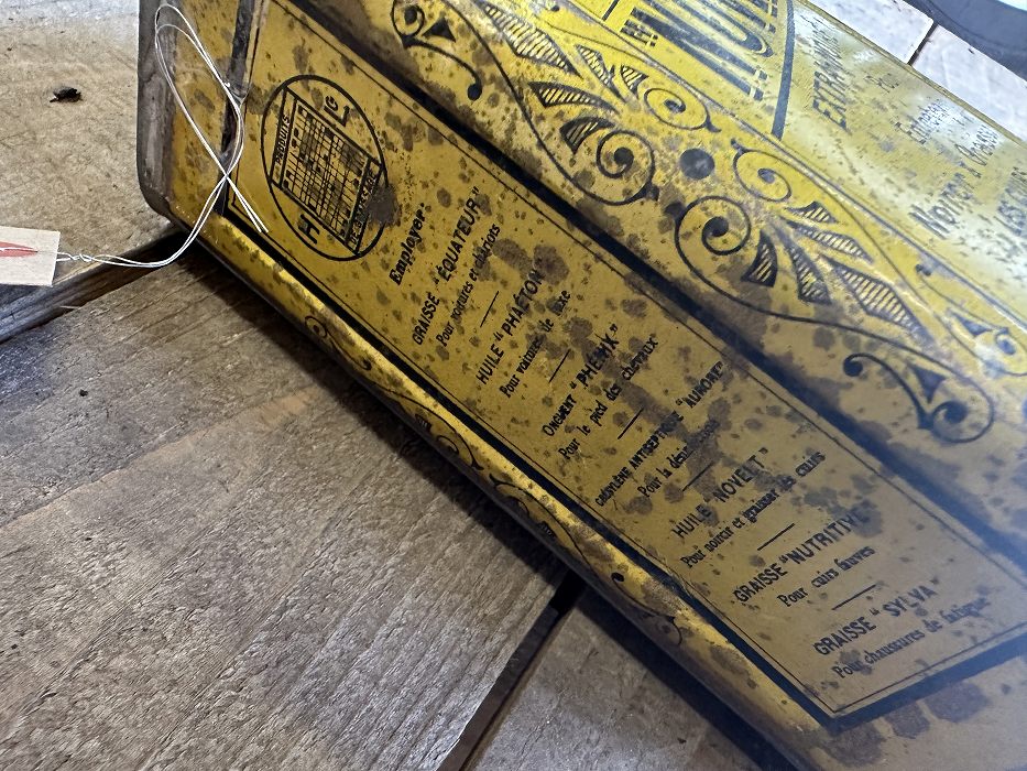 108127 ヴィンテージ オイル缶  HUILE NOIRE 