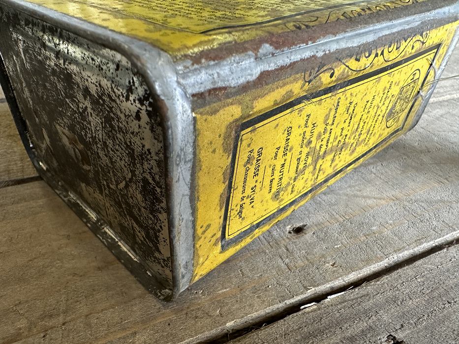 108127 ヴィンテージ オイル缶  HUILE NOIRE 