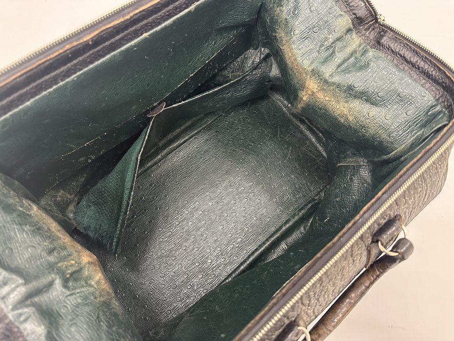 108190 ヴィンテージ  レザー ボストンバッグ ドクターバッグ 鞄　