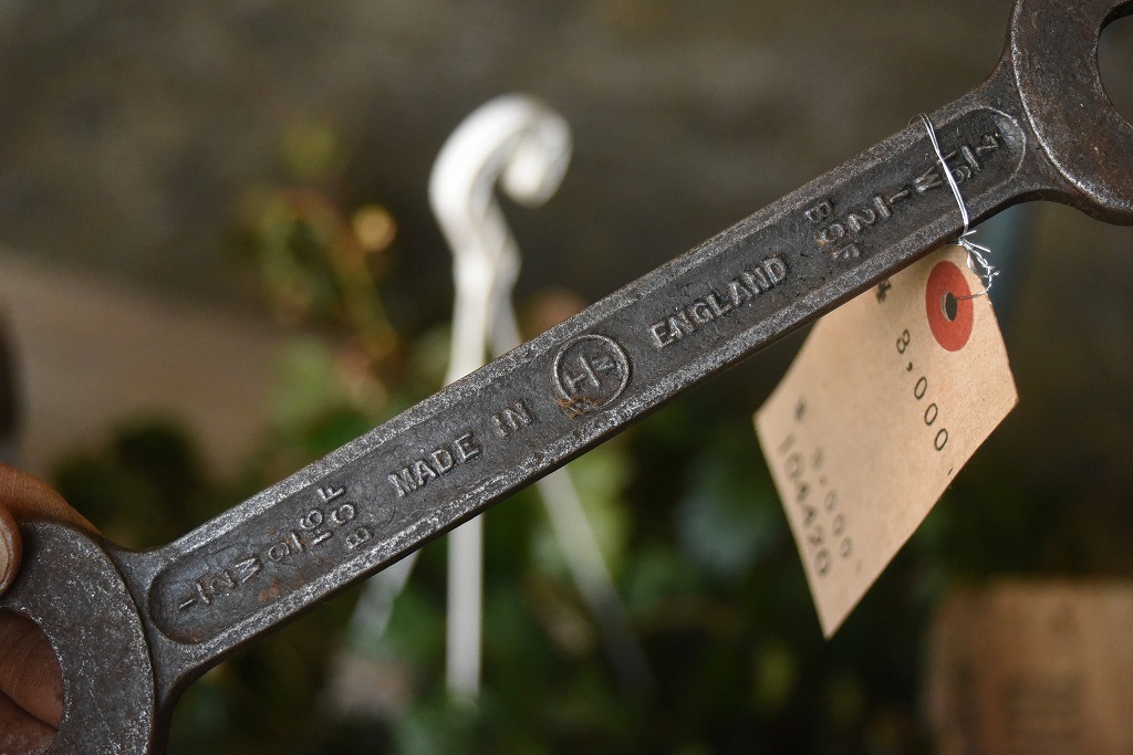 104420 UK ヴィンテージ　スパナ　ツール　英国 MADE IN ENGLAND