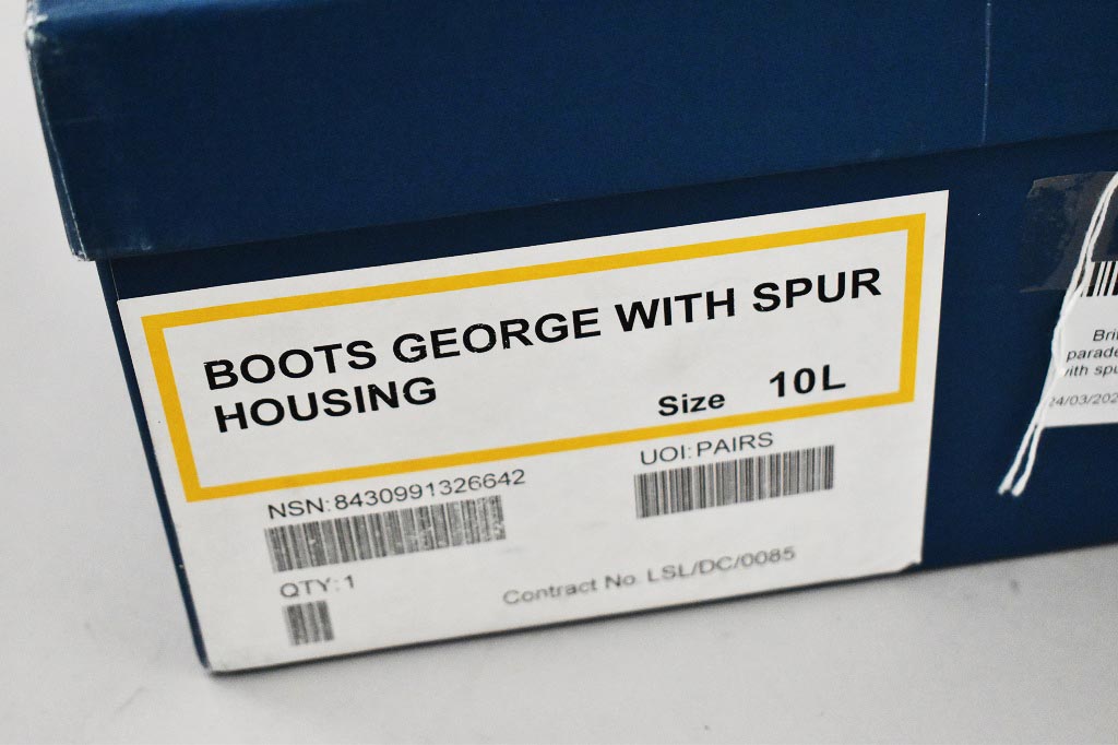 108954 SIZE 10L「George Boots」John Land 英国ジョージブーツ  レザーブーツ MADE IN ENGLAND BOX付属