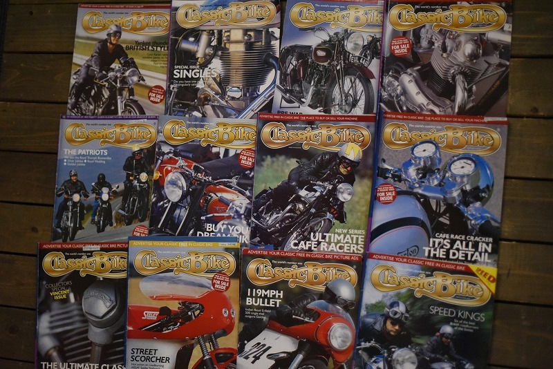 B0871 「Classic Bike」 クラシックバイク 12冊セット ヴィンテージ モーターサイクル誌 古本 雑誌