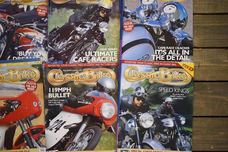 B0871 「Classic Bike」 クラシックバイク 12冊セット ヴィンテージ モーターサイクル誌 古本 雑誌
