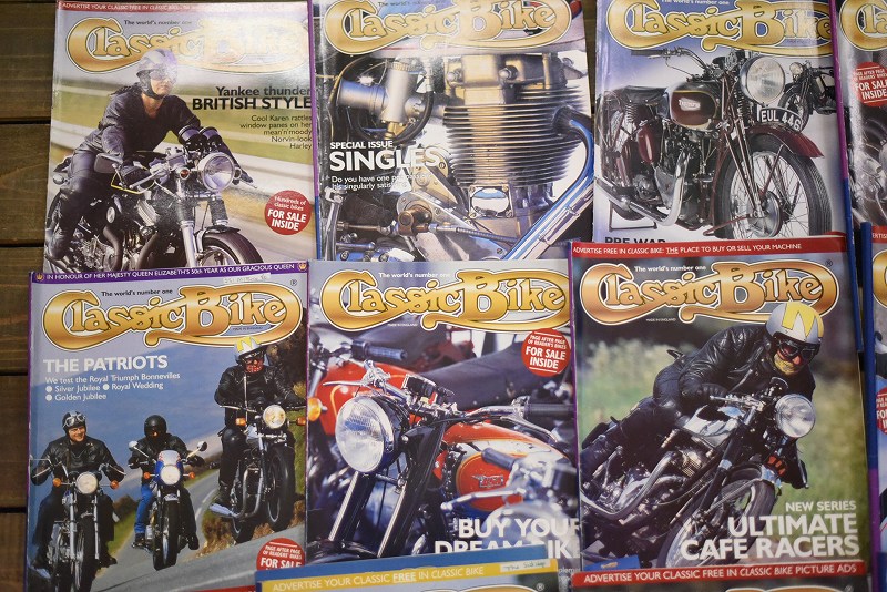 B0871 「Classic Bike」 クラシックバイク 12冊セット ヴィンテージ モーターサイクル誌 古本 雑誌