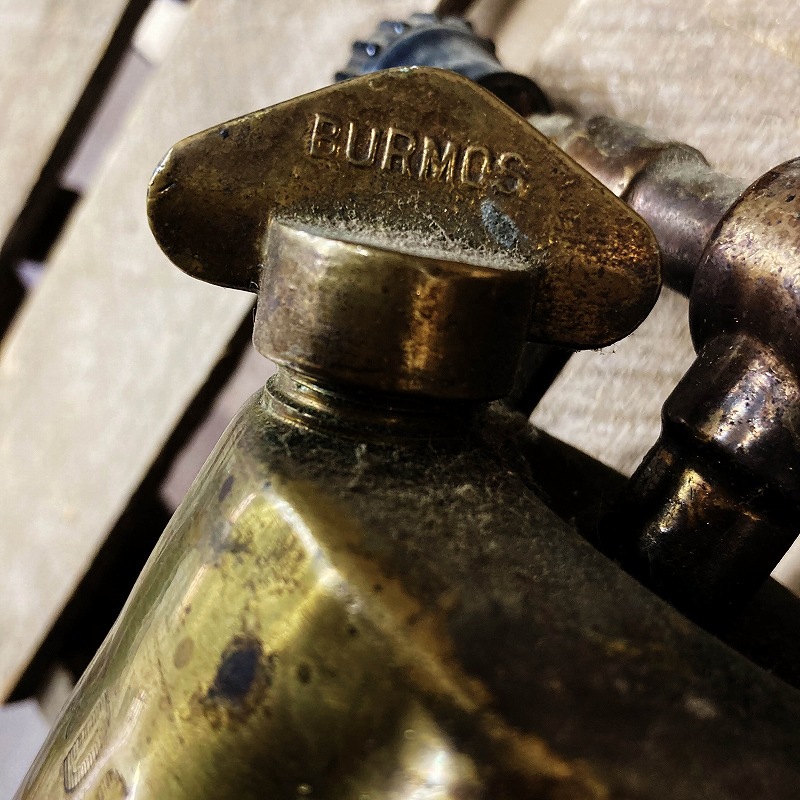 106082 「BURMOS」No.1 MADE IN BRITISH ブラス トーチ バーナー ブロートーチ コンロ キャンプ 真鍮