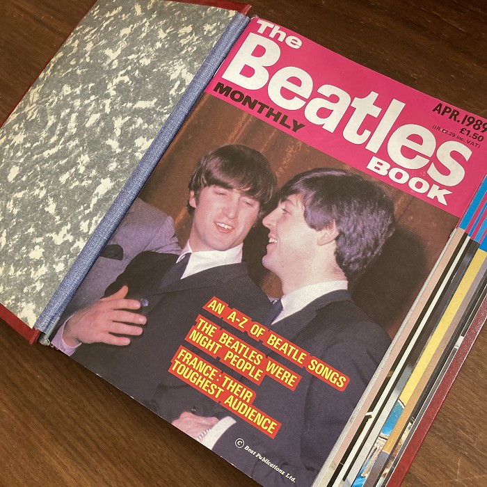 B3877　1989 1990　バインダー15冊セット　「The Beatles Book」 ビートルズ　英国本