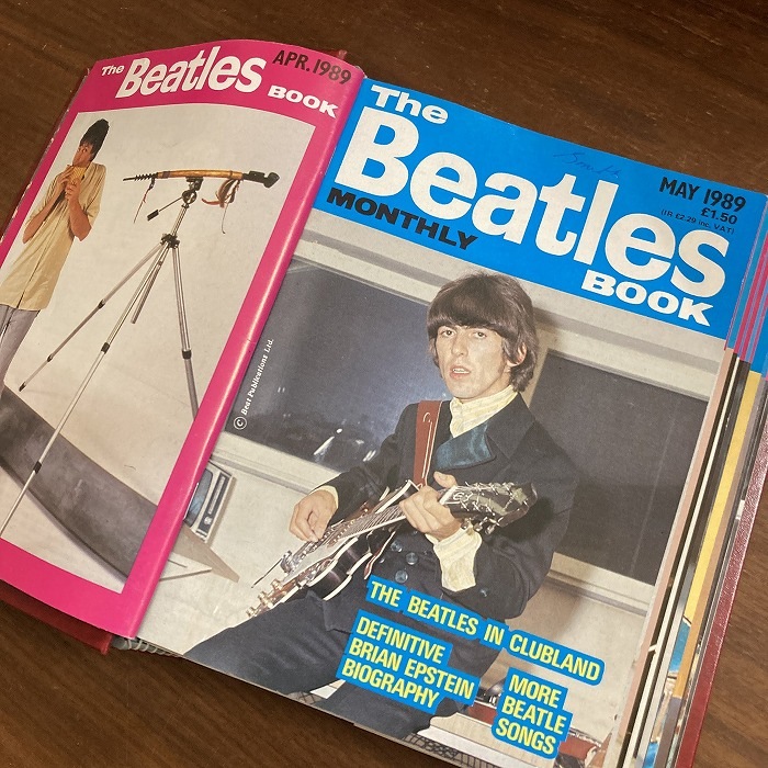 B3877　1989 1990　バインダー15冊セット　「The Beatles Book」 ビートルズ　英国本