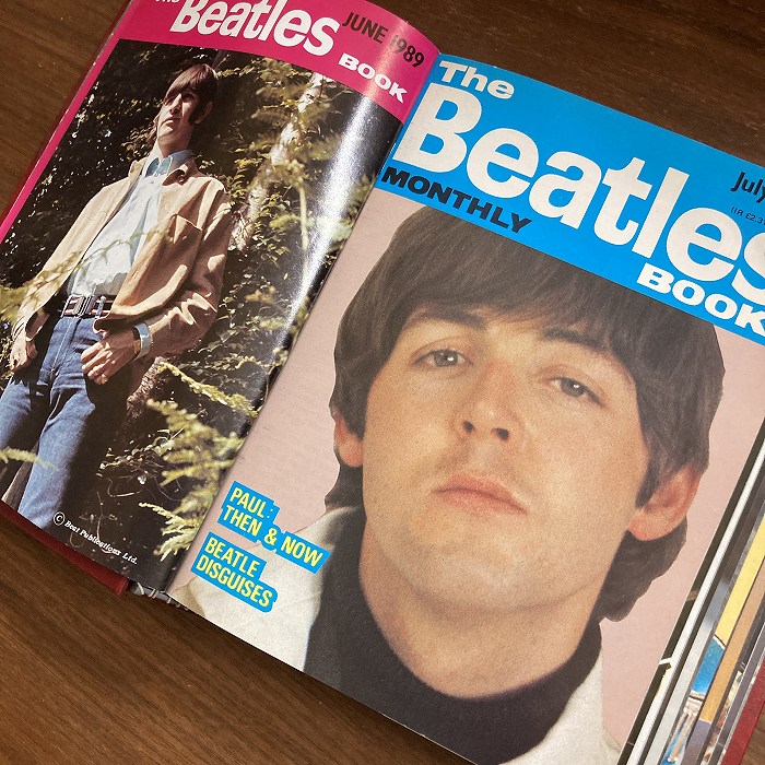 B3877　1989 1990　バインダー15冊セット　「The Beatles Book」 ビートルズ　英国本
