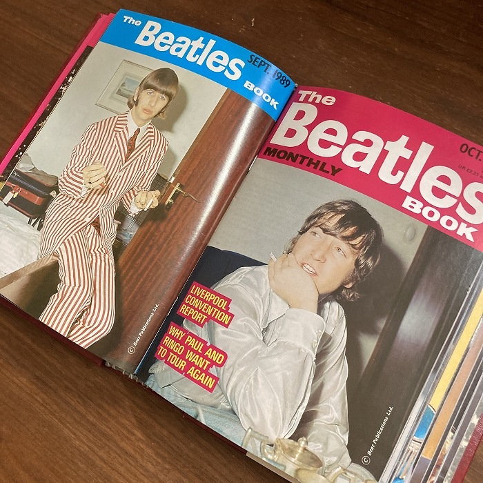 B3877　1989 1990　バインダー15冊セット　「The Beatles Book」 ビートルズ　英国本