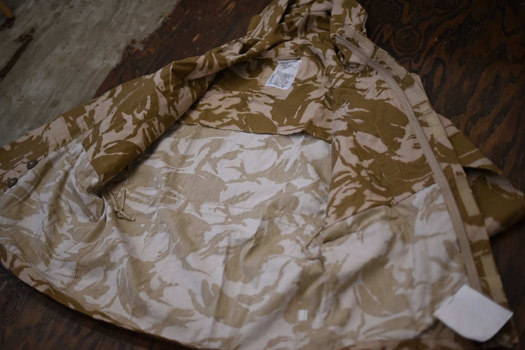 106579 170/104 英国軍 実物 新品 WINDPROOF コンバット スモック デザートDPM カモ