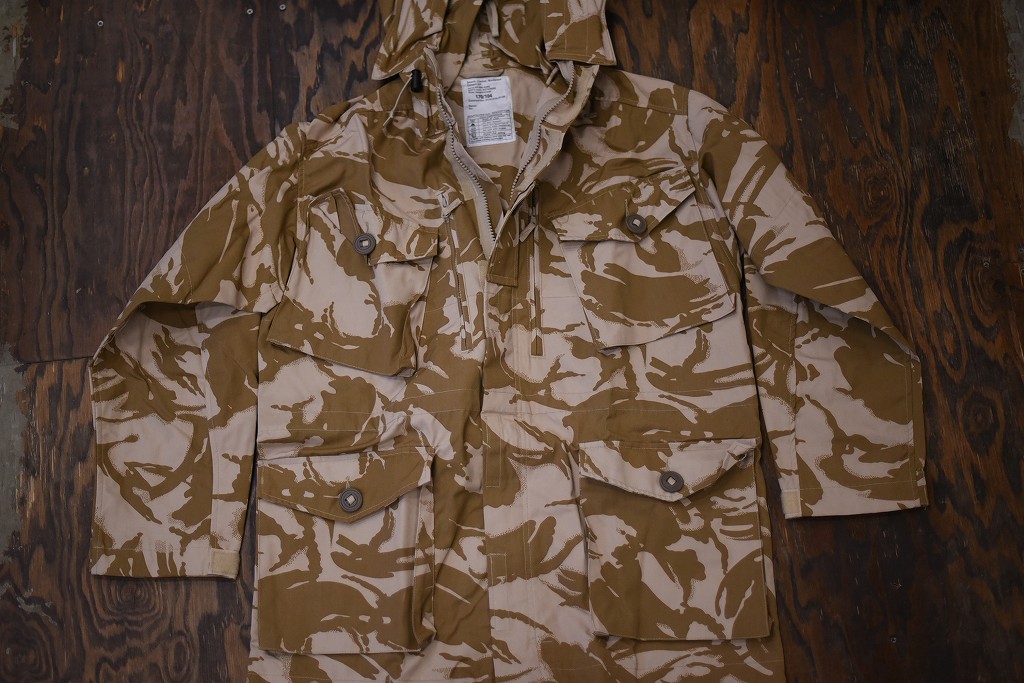 イギリス軍DPMデザートカモスモック　サイズM イギリス軍 WINDPROOF コンバット スモック デザートDPMカモ