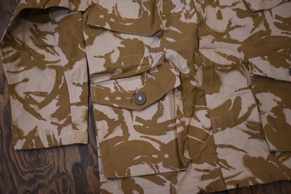 106579 170/104 英国軍 実物 新品 WINDPROOF コンバット スモック デザートDPM カモ