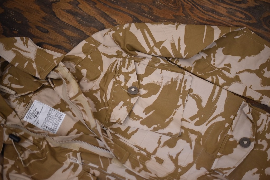 106579 170/104 英国軍 実物 新品 WINDPROOF コンバット スモック デザートDPM カモ
