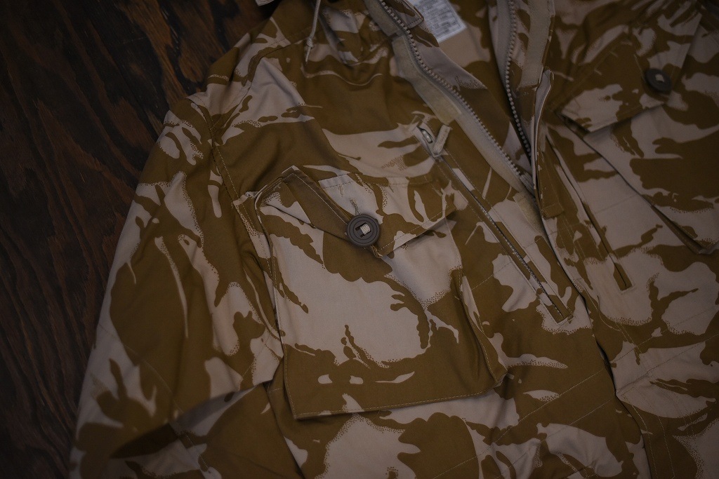 106579 170/104 英国軍 実物 新品 WINDPROOF コンバット スモック デザートDPM カモ