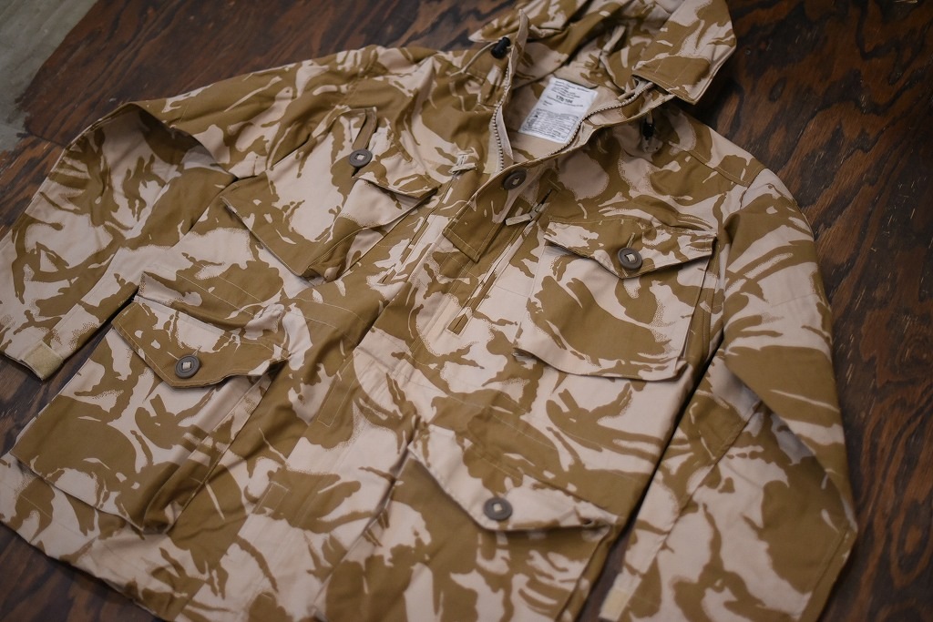 106579 170/104 英国軍 実物 新品 WINDPROOF コンバット スモック デザートDPM カモ