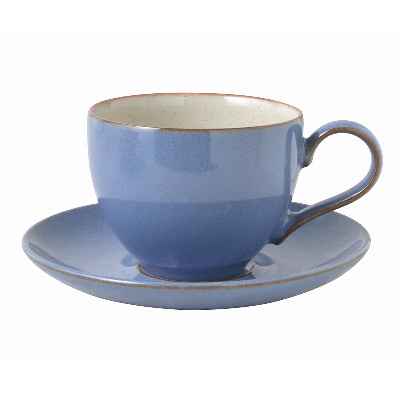 Z0055-ED9101SET　英国製 「Denby」　デンビーヘリテージファウンテン　ティーカップ　200ml ティーソーサー