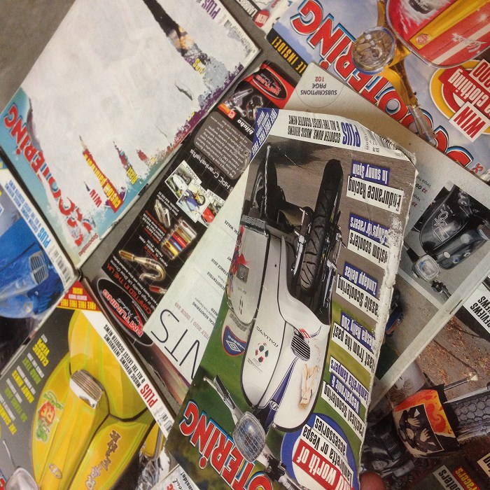 B4862 2010 「SCOOTERING」12冊セット ベスパ ランブレッタ 英国 旧車雑誌