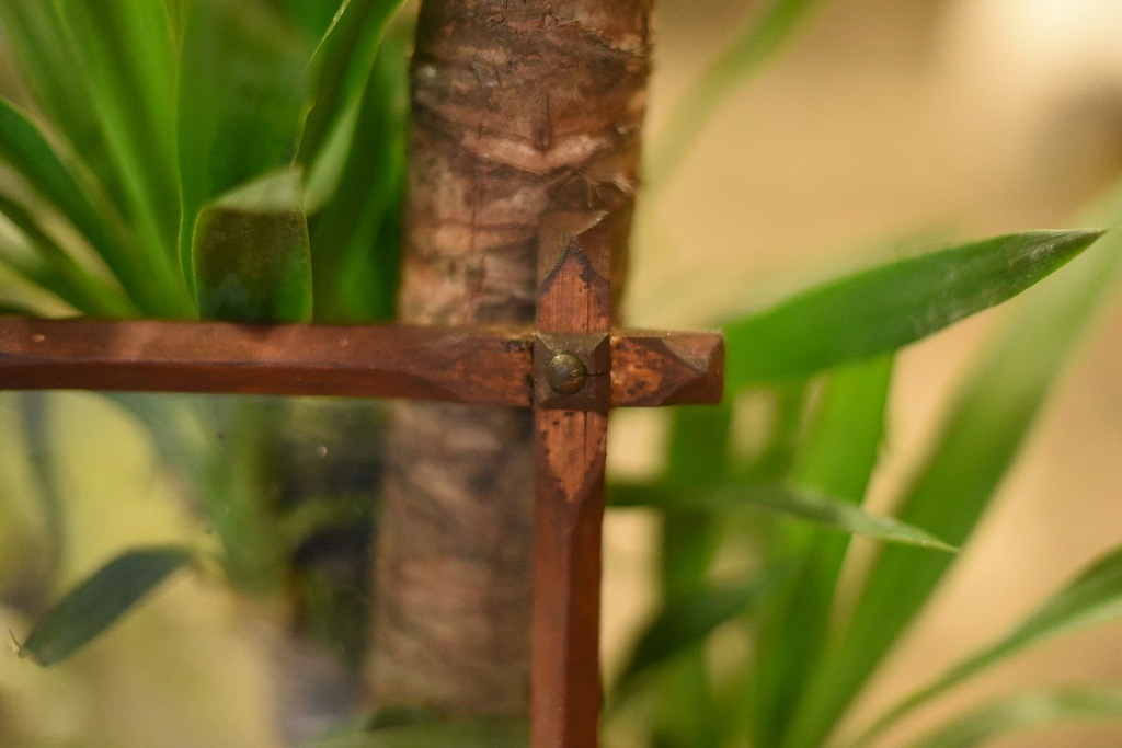 103645 ヴィンテージ　ウッドフレーム ガラス版付属　額縁