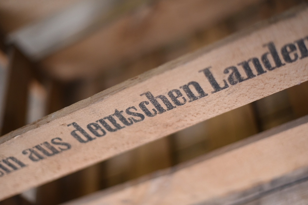 1280 UK ヴィンテージ ワインボックス 「Wein aus deutschen Landen」 ウッドボックス ドイツ製 MADE IN GERMANY