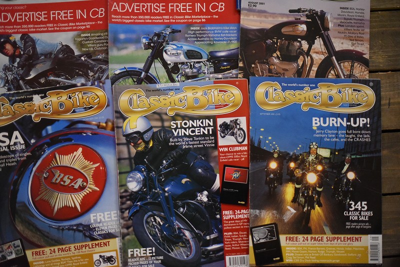 B0872 「Classic Bike」 クラシックバイク 12冊セット ヴィンテージ モーターサイクル誌 古本 雑誌
