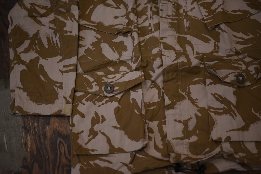 106578 170/104 英国軍　実物 新品 WINDPROOF コンバット スモック デザートDPM　カモ