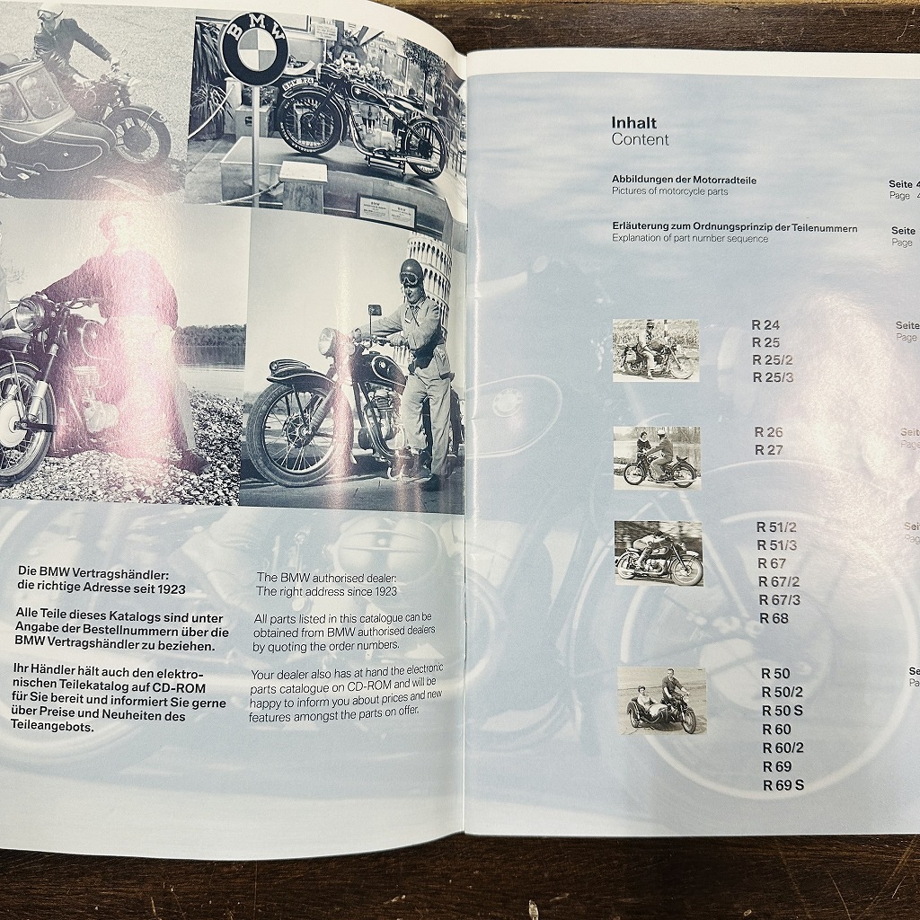 B4600「BMW MOBILE TRADITION 1948-1969」BMW　パーツカタログ