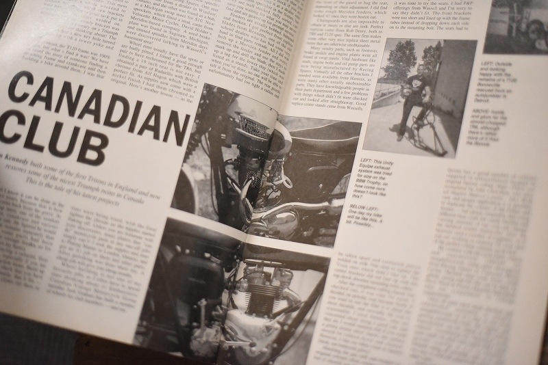 B0873 「BRITISH BIKE」 ブリティッシュバイク　12冊セット　ヴィンテージ　モーターサイクル誌　古本　雑誌