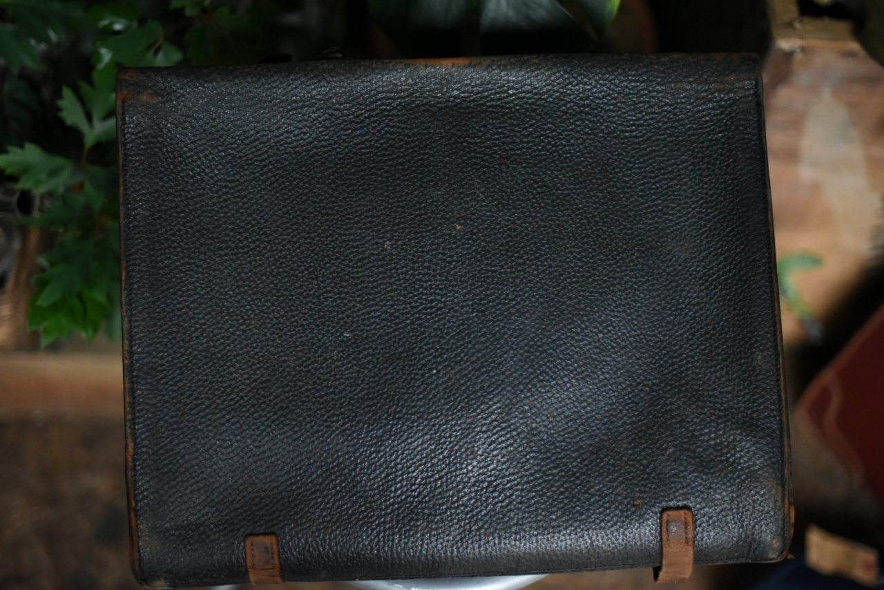 100400 ヴィンテージ　バッグ　ブリーフケース 　破れ有り　MADE IN ENGLAND