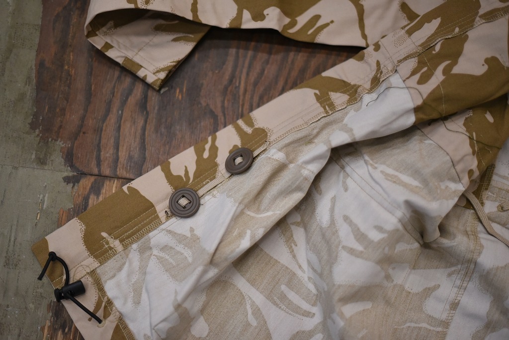 106580 180/96 英国軍　実物 新品 WINDPROOF コンバット スモック デザートDPM　カモ