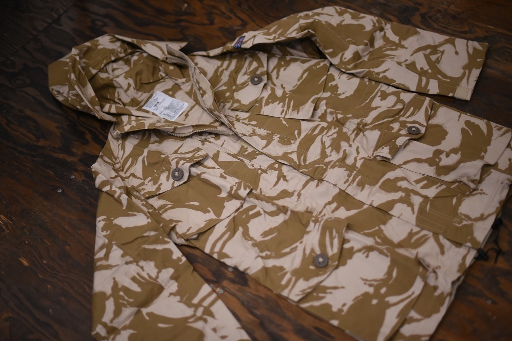 106580 180/96 英国軍　実物 新品 WINDPROOF コンバット スモック デザートDPM　カモ