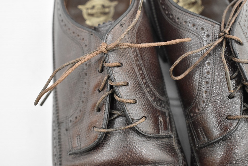 109820 「FLORSHEIM」レザーシューズ  外羽根 WING TIP SIZE 10D