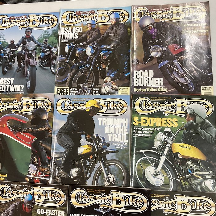 B4367　1993　12冊セット 「CLASSIC BIKE」 クラシックバイク 英国 旧車雑誌