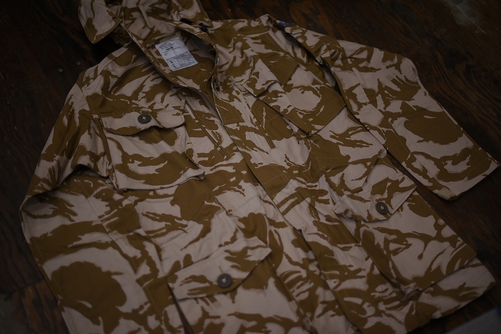 106581 180/96 英国軍 実物 新品 WINDPROOF コンバット スモック デザートDPM カモ