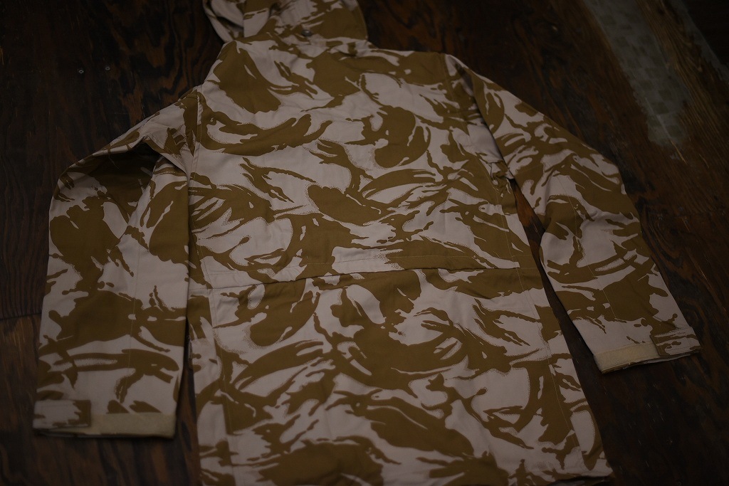 106581 180/96 英国軍 実物 新品 WINDPROOF コンバット スモック デザートDPM カモ