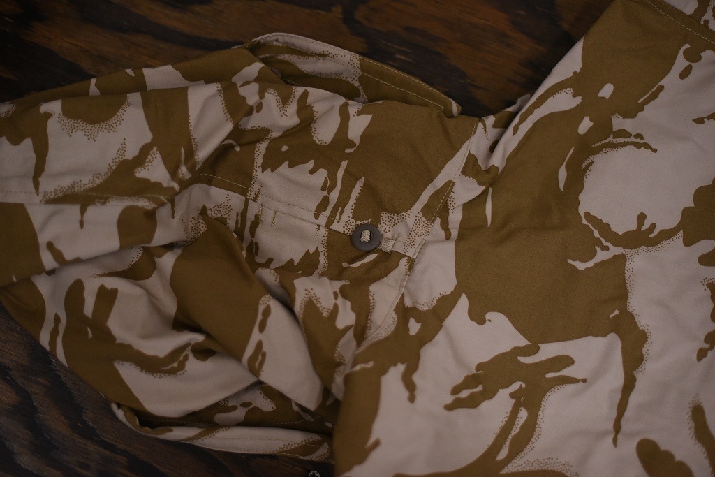 106581 180/96 英国軍 実物 新品 WINDPROOF コンバット スモック デザートDPM カモ