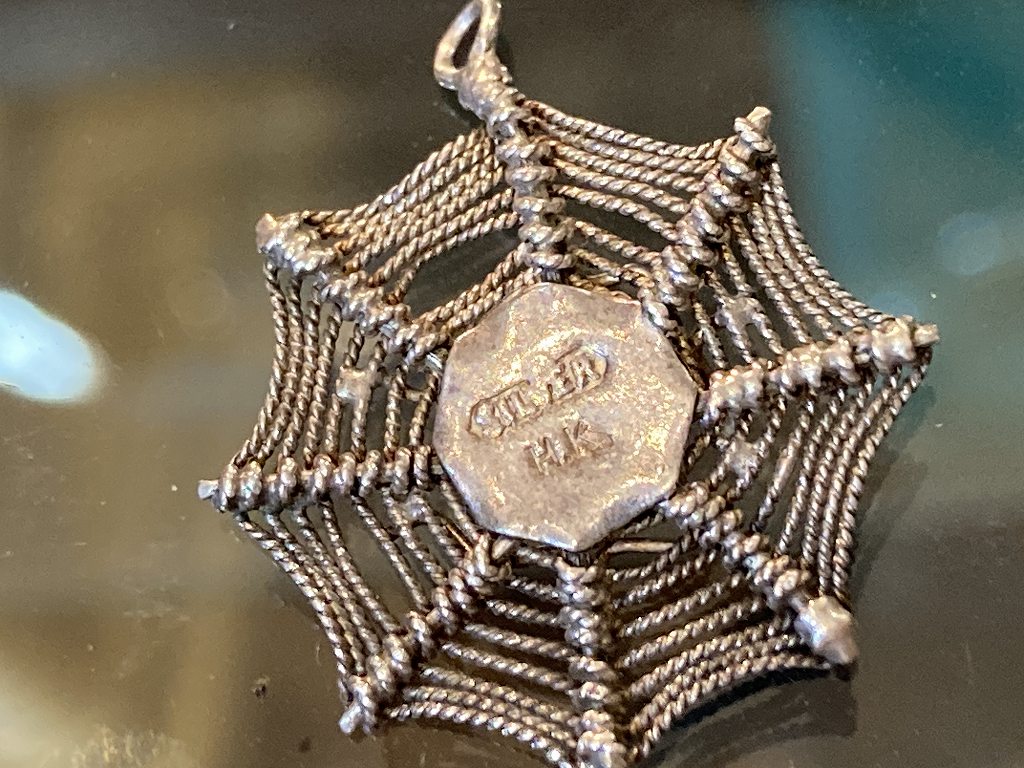 108683「SPIDER WEB」 925 SILVER ジュエリー　MADE IN ENGLAND 