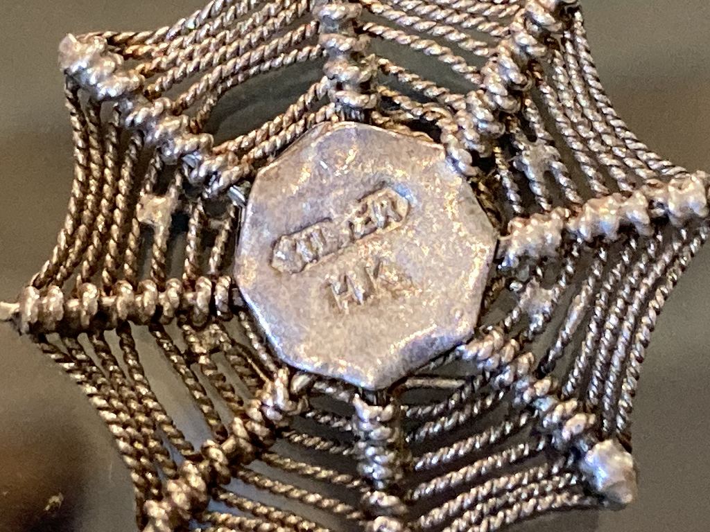 108683「SPIDER WEB」 925 SILVER ジュエリー　MADE IN ENGLAND 